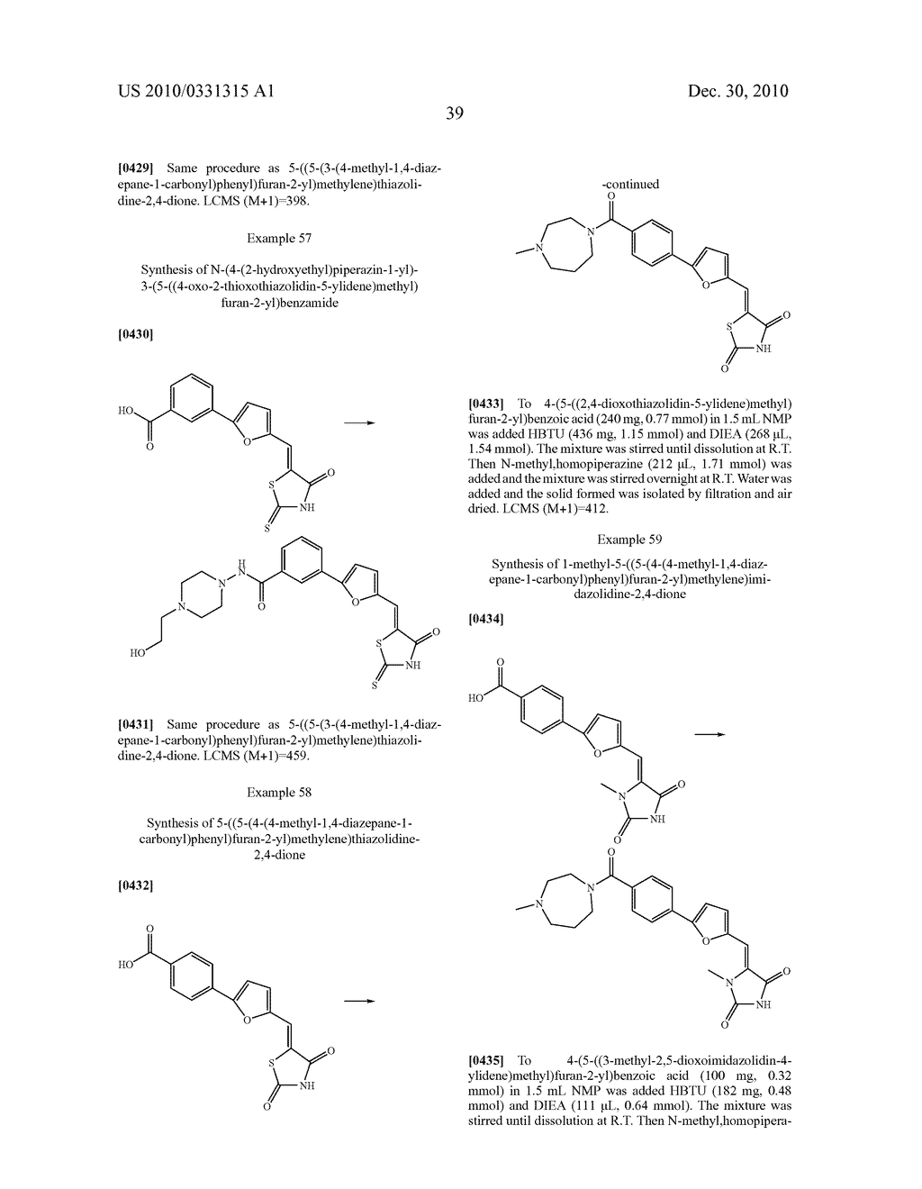RHODANINES AND RELATED HETEROCYCLES AS KINASE INHIBITORS - diagram, schematic, and image 40