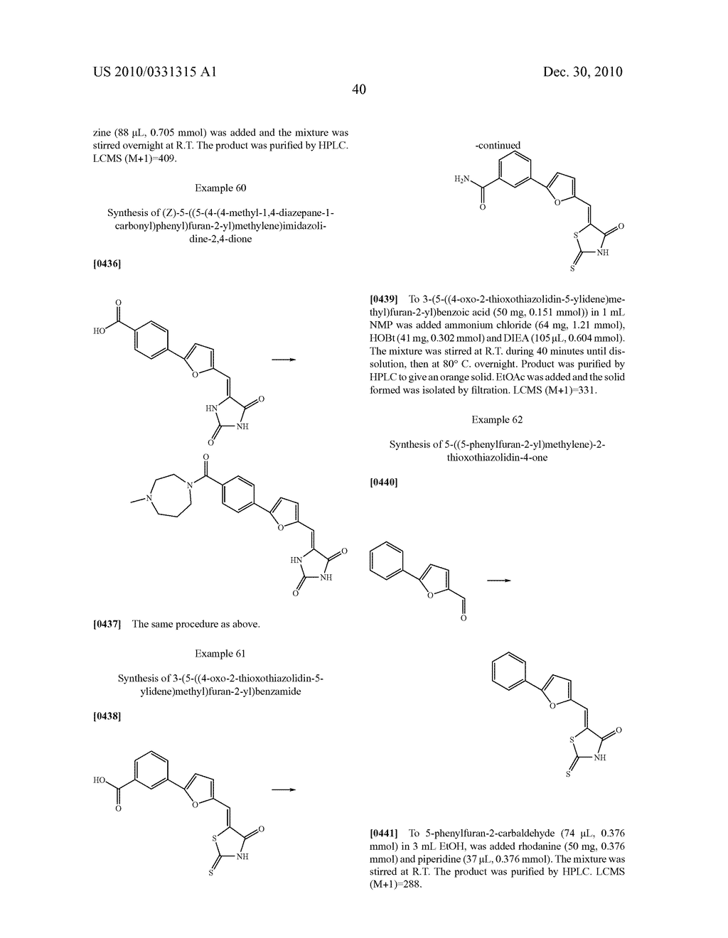 RHODANINES AND RELATED HETEROCYCLES AS KINASE INHIBITORS - diagram, schematic, and image 41