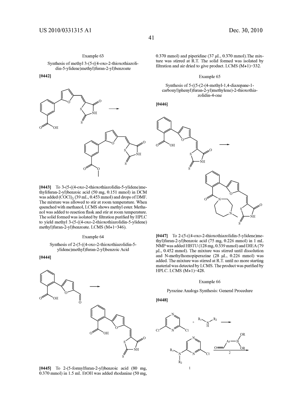 RHODANINES AND RELATED HETEROCYCLES AS KINASE INHIBITORS - diagram, schematic, and image 42