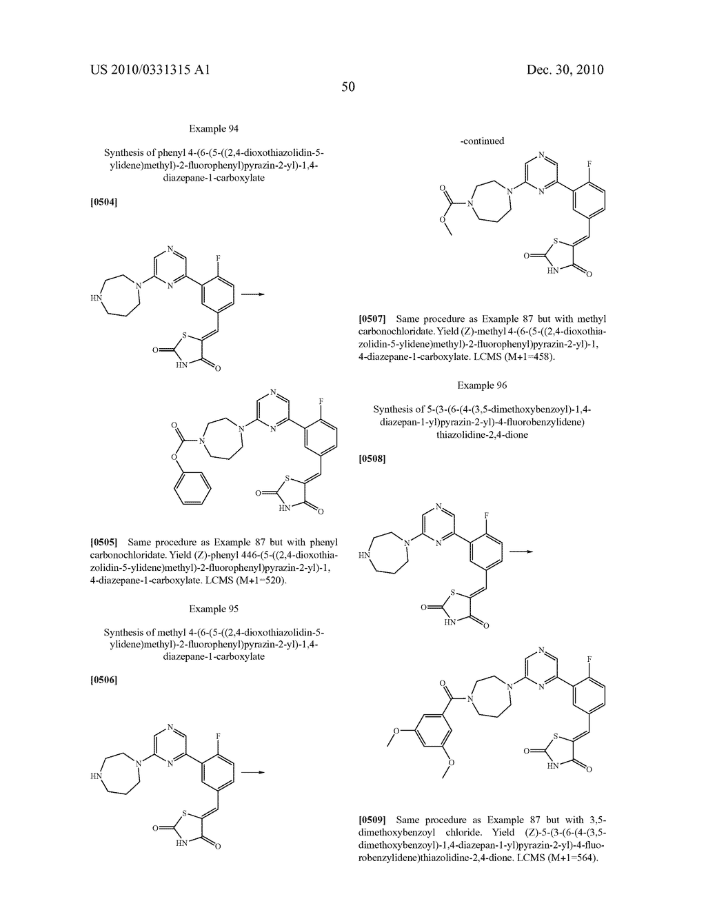 RHODANINES AND RELATED HETEROCYCLES AS KINASE INHIBITORS - diagram, schematic, and image 51