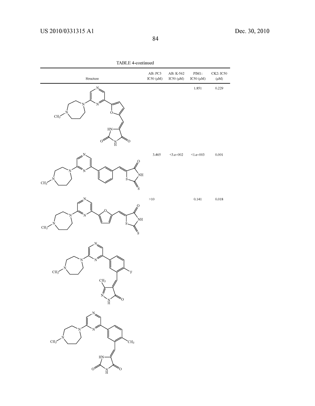 RHODANINES AND RELATED HETEROCYCLES AS KINASE INHIBITORS - diagram, schematic, and image 85