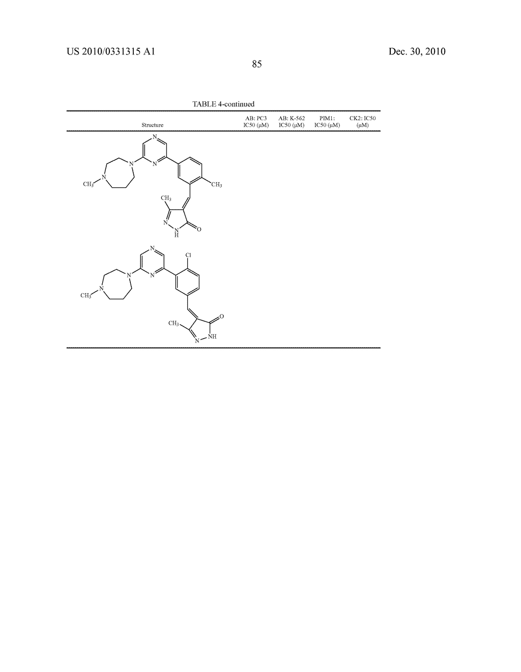RHODANINES AND RELATED HETEROCYCLES AS KINASE INHIBITORS - diagram, schematic, and image 86