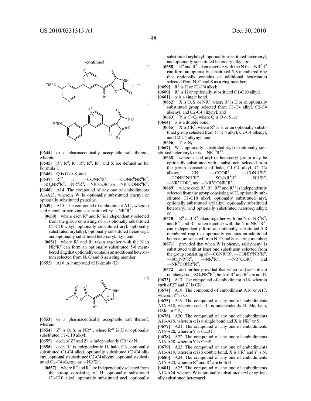 RHODANINES AND RELATED HETEROCYCLES AS KINASE INHIBITORS - diagram, schematic, and image 99