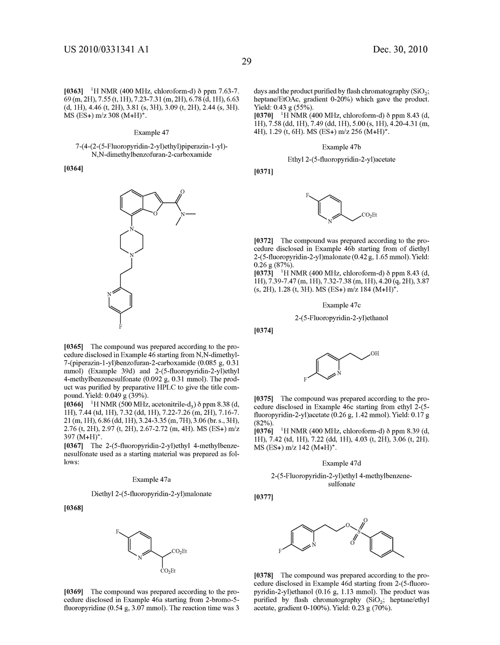 2-CARBOXAMIDE-7-PIPERAZINYL-BENZOFURAN DERIVATIVES 774 - diagram, schematic, and image 30