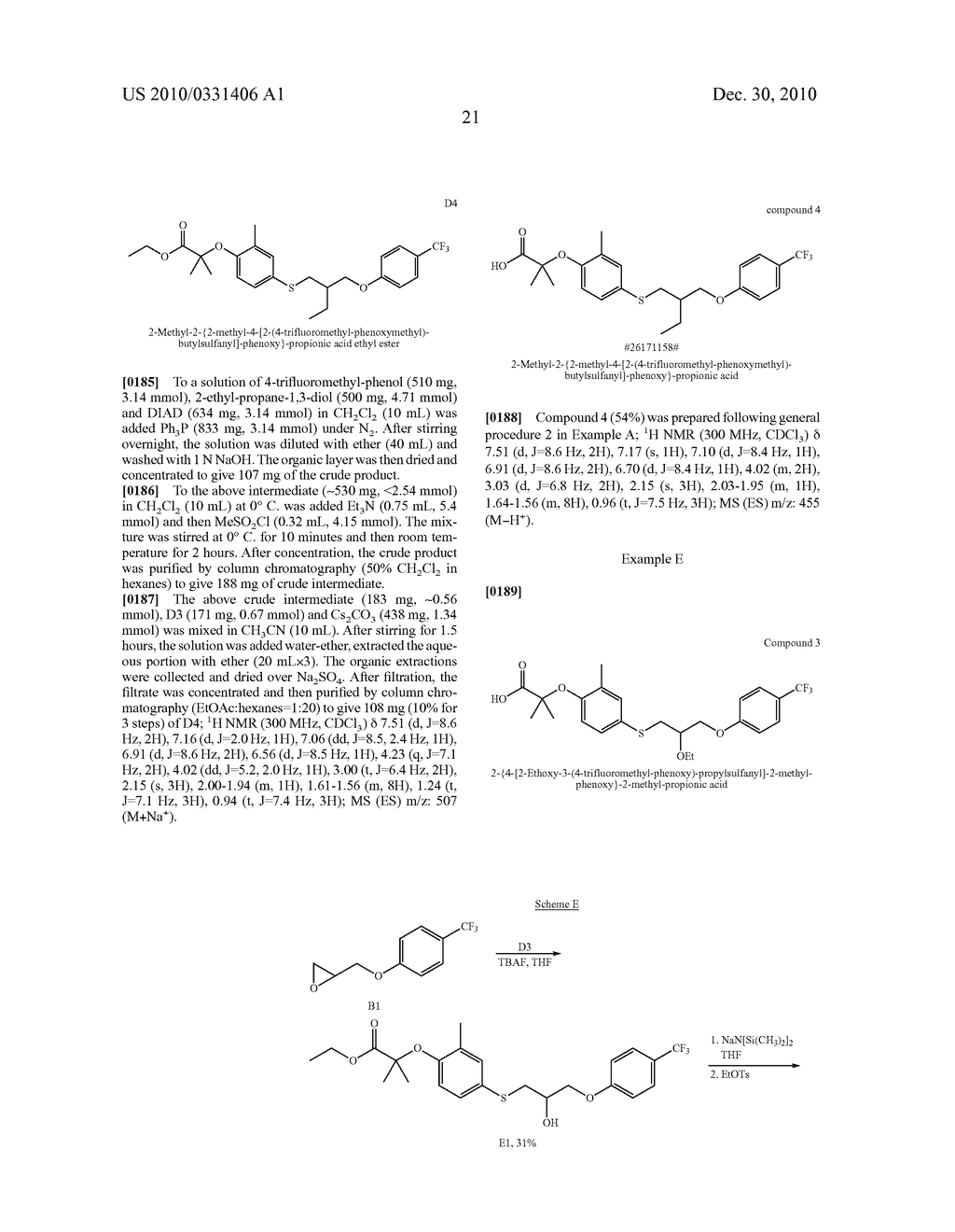 4-((PHENOXYALKYL)THIO)-PHENOXYACETIC ACIDS AND ANALOGS - diagram, schematic, and image 22