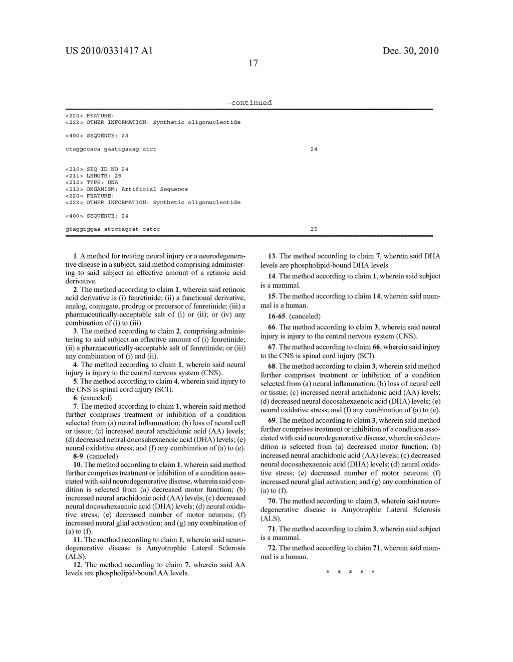 TREATMENT OF NEURAL DISEASES OR CONDITIONS - diagram, schematic, and image 40