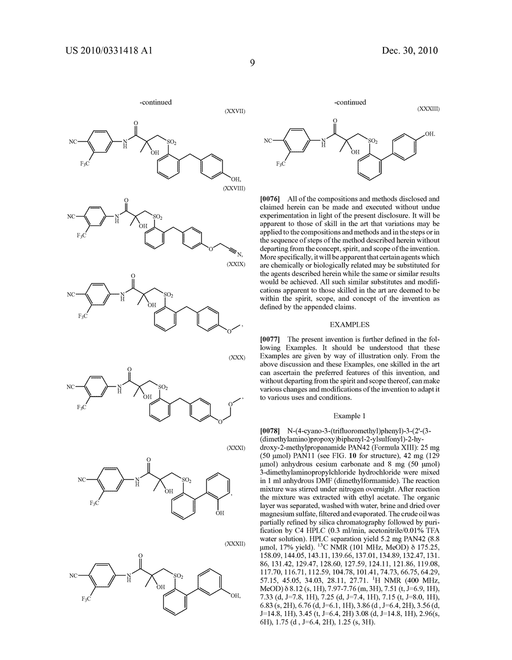 Pan-Antagonists For The Androgen Receptor And Androgen Receptor Mutants Associated With Anti-Androgen Withdrawal - diagram, schematic, and image 28