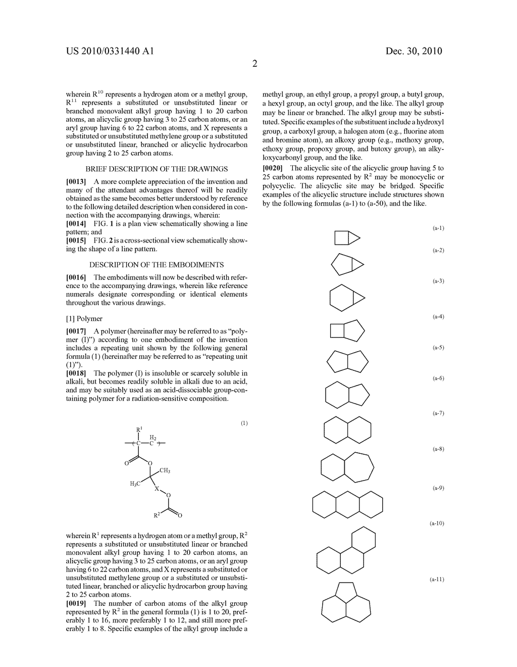 RADIATION-SENSITIVE COMPOSITION, POLYMER AND MONOMER - diagram, schematic, and image 05