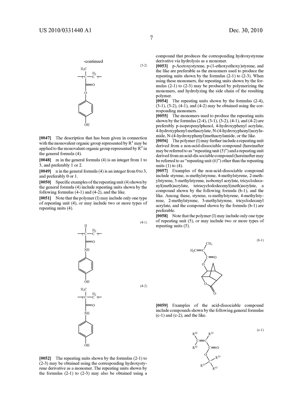 RADIATION-SENSITIVE COMPOSITION, POLYMER AND MONOMER - diagram, schematic, and image 10