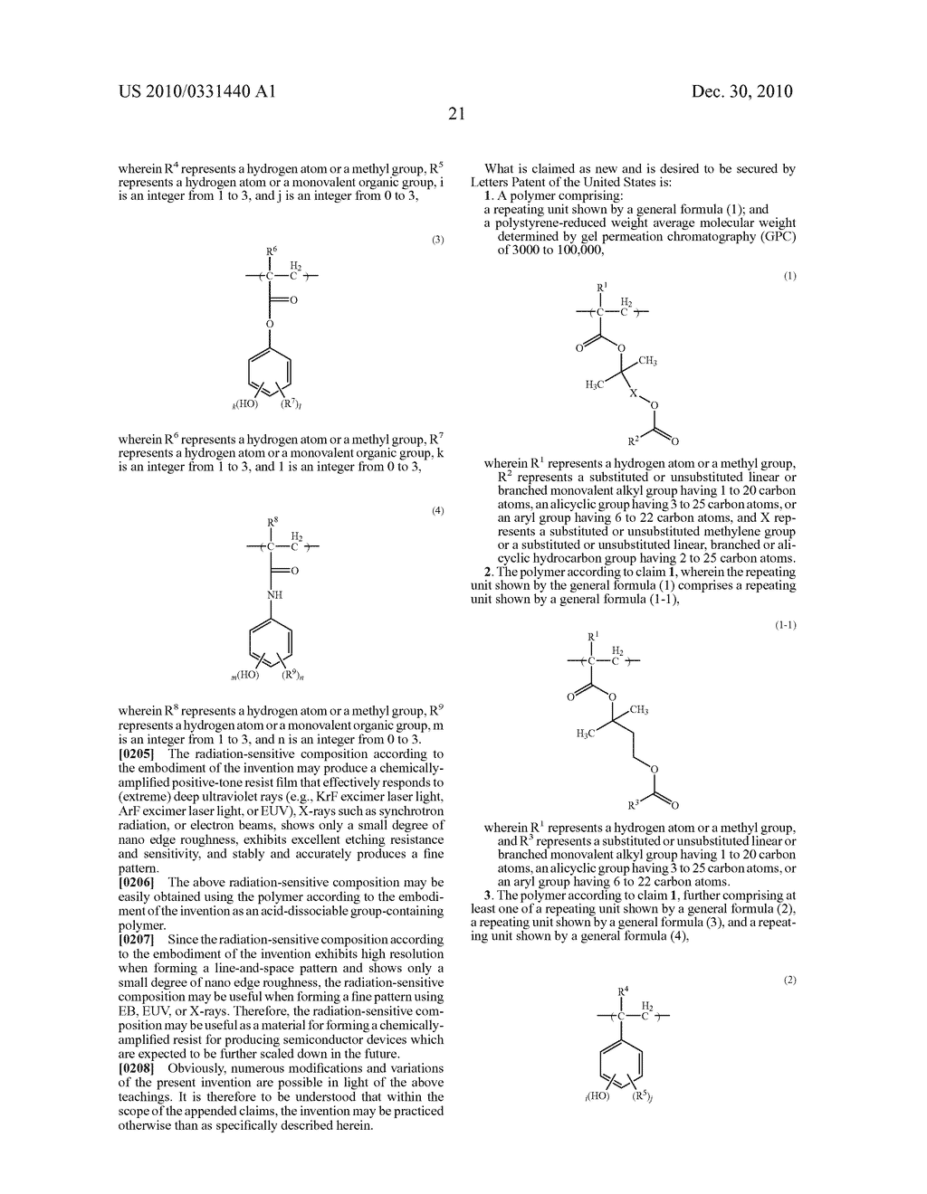RADIATION-SENSITIVE COMPOSITION, POLYMER AND MONOMER - diagram, schematic, and image 24