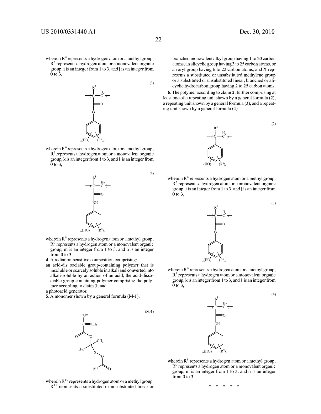RADIATION-SENSITIVE COMPOSITION, POLYMER AND MONOMER - diagram, schematic, and image 25