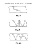 Endoscope shaft frame member with wavy slot diagram and image