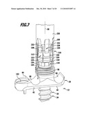 SURGICAL BONE ANCHORING DEVICE AND SPINAL COLUMN FIXATION SYSTEM diagram and image