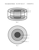 Biphasic implant device transmitting mechanical stimulus diagram and image