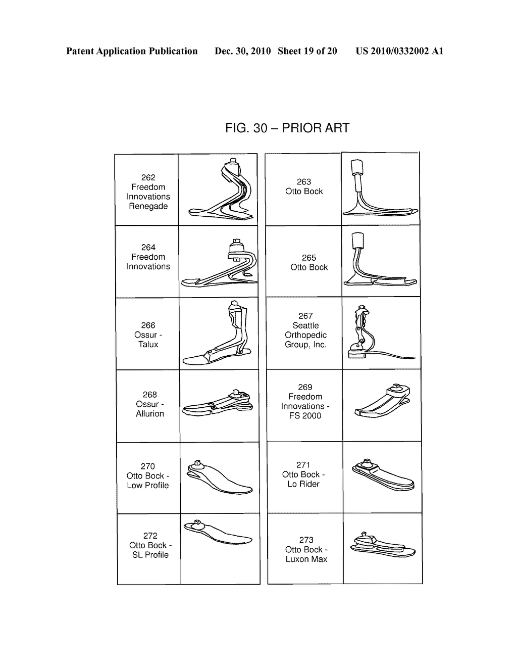 CARBON FIBER PROSTHETIC FOOT WITH HOLLOW CROSS SECTIONS - diagram, schematic, and image 20