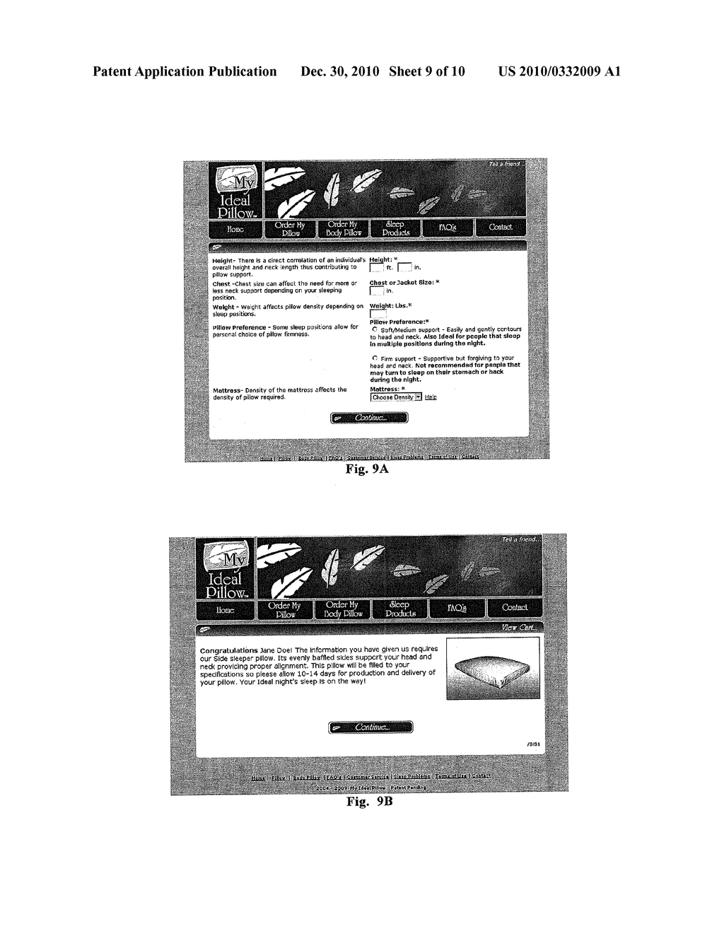 COMPUTERIZED PILLOW-FITTING METHODS AND APPARATUSES - diagram, schematic, and image 10