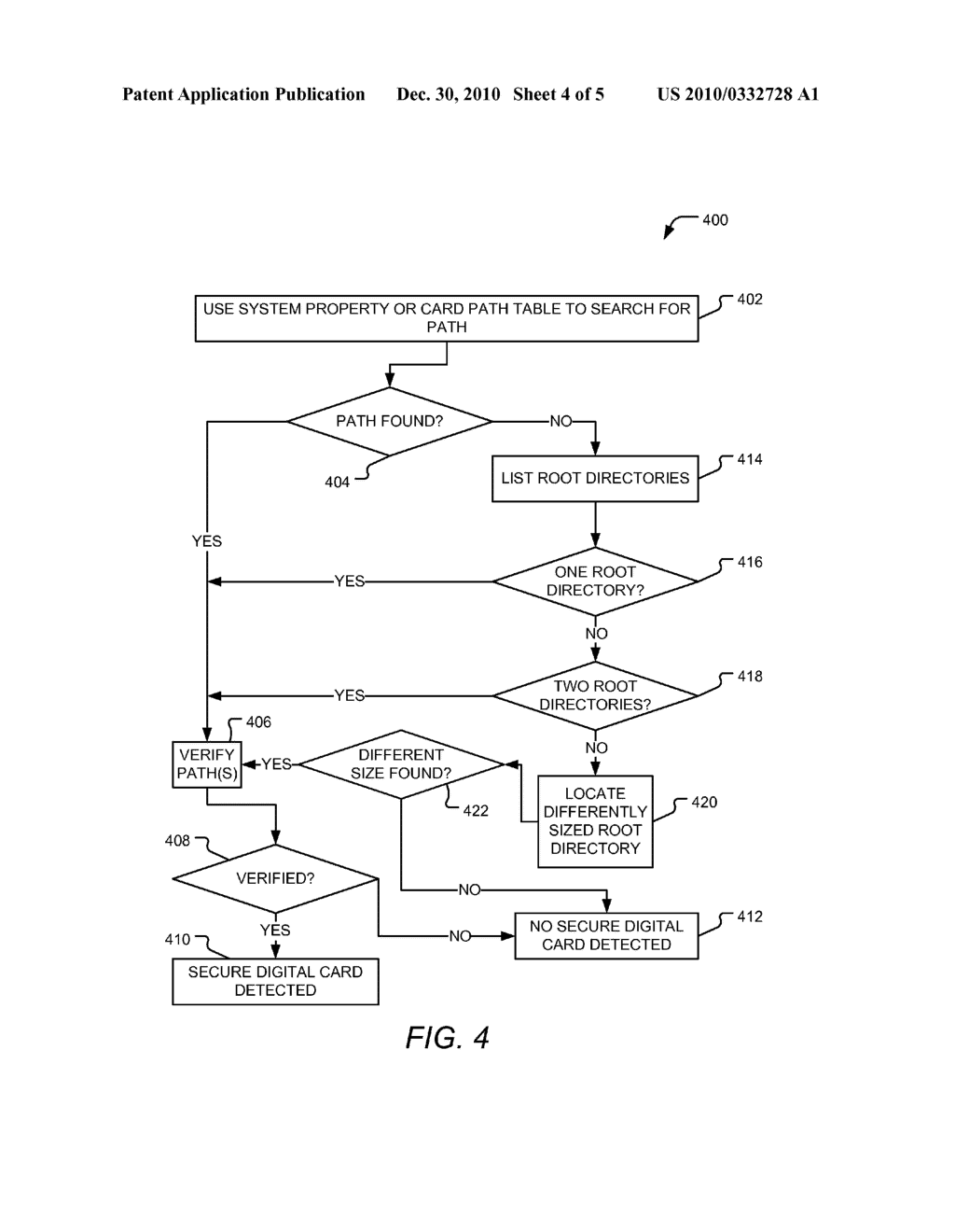 SYSTEM AND METHOD OF SELECTING A FILE PATH OF A REMOVABLE STORAGE DEVICE - diagram, schematic, and image 05