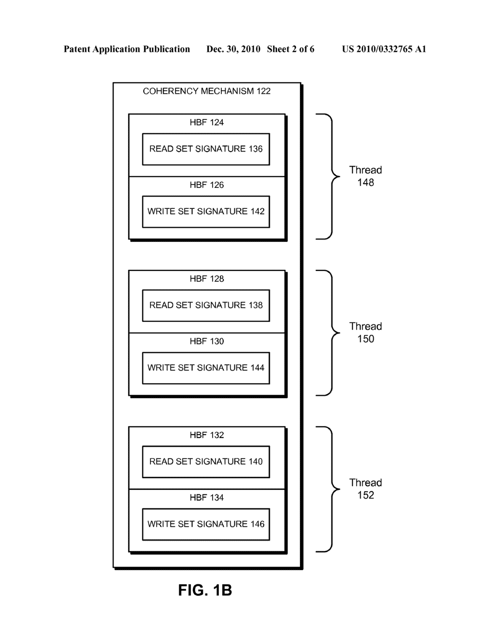 HIERARCHICAL BLOOM FILTERS FOR FACILITATING CONCURRENCY CONTROL - diagram, schematic, and image 03