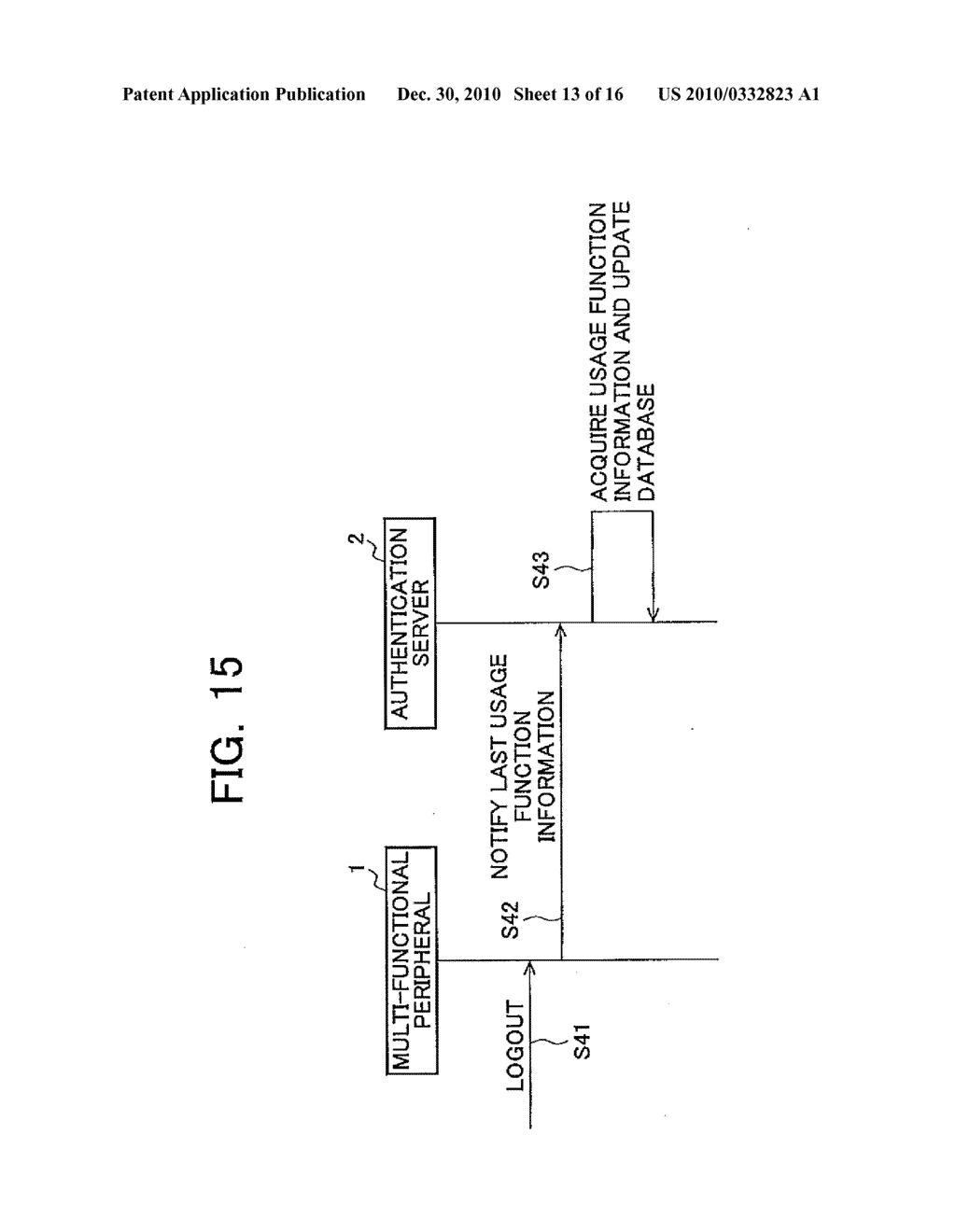 MULTI-FUNCTIONAL PERIPHERAL, AUTHENTICATION SERVER AND SYSTEM - diagram, schematic, and image 14