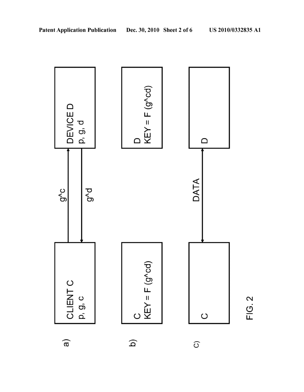 METHOD AND SYSTEM FOR SECURE COMMUNICATION BETWEEN COMPUTERS - diagram, schematic, and image 03