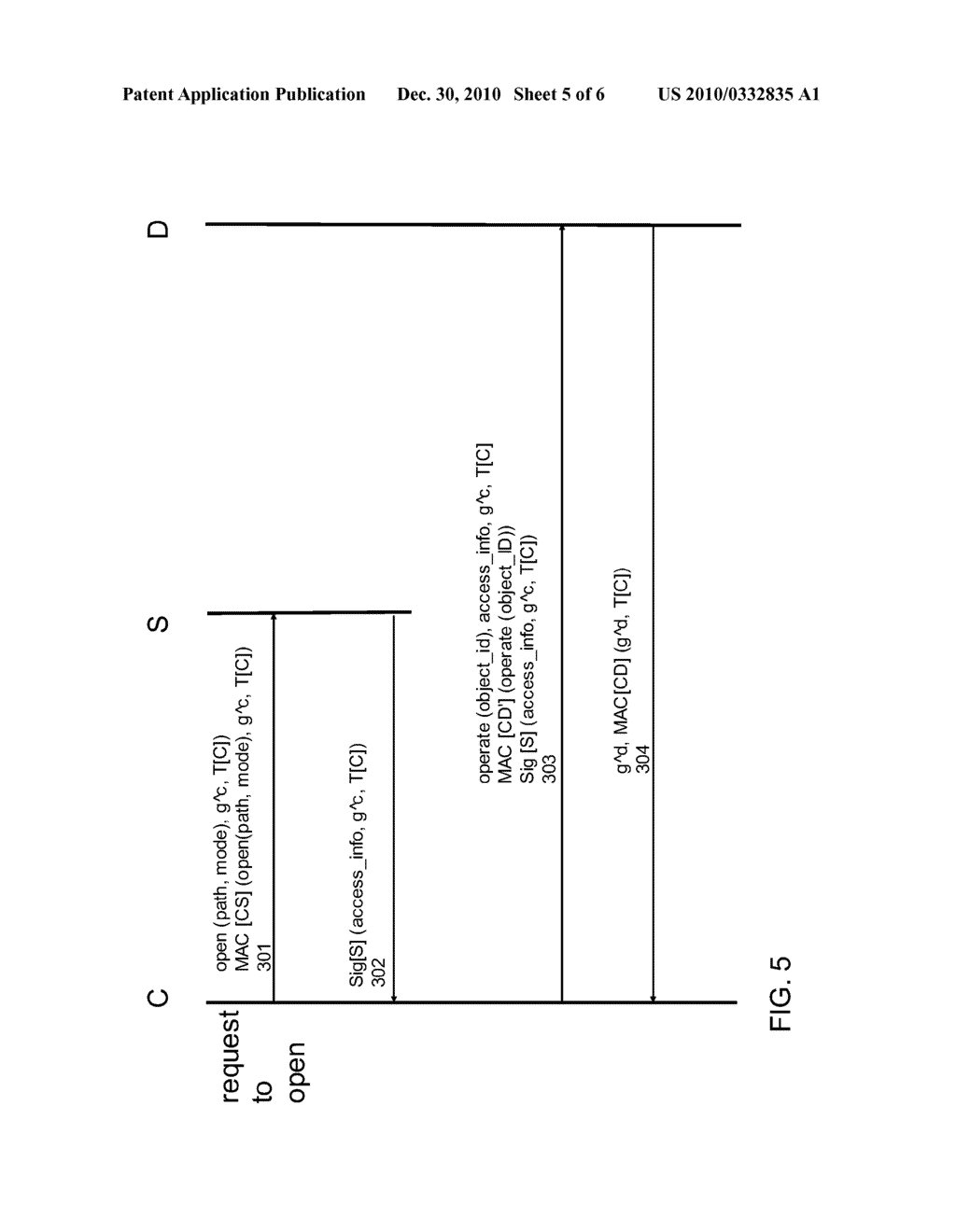 METHOD AND SYSTEM FOR SECURE COMMUNICATION BETWEEN COMPUTERS - diagram, schematic, and image 06