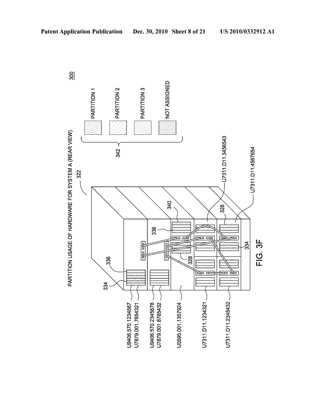 VISUAL FEEDBACK SYSTEM FOR USERS USING MULTIPLE PARTITIONS ON A SERVER - diagram, schematic, and image 09