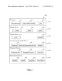 Handheld device, method, and computer program product for user selecting control component of application program diagram and image