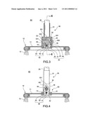 Disc rotating and positioning structure of a mop diagram and image