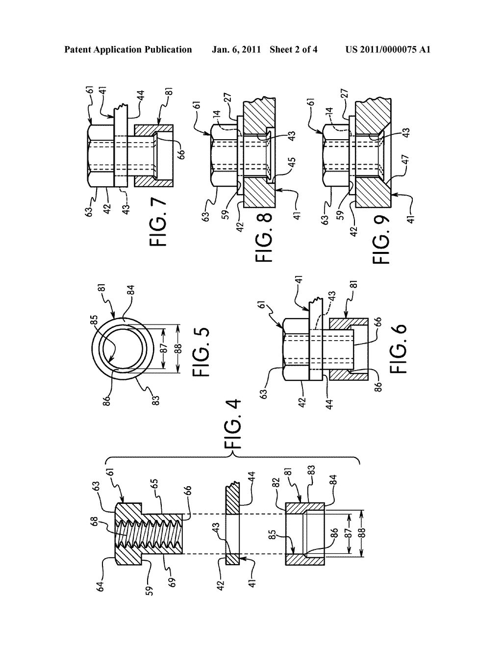 Electrical connector with rotatable fastener - diagram, schematic, and image 03