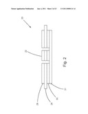 Business Form and Self-Laminating Wristband with Overlapping Lamination Panels diagram and image