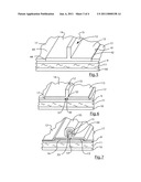 ROOF MEMBRANE AND ROOF SYSTEM USING THE MEMBRANE TO SIMULATE A STANDING SEAM METAL ROOF diagram and image