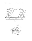 ROOF MEMBRANE AND ROOF SYSTEM USING THE MEMBRANE TO SIMULATE A STANDING SEAM METAL ROOF diagram and image