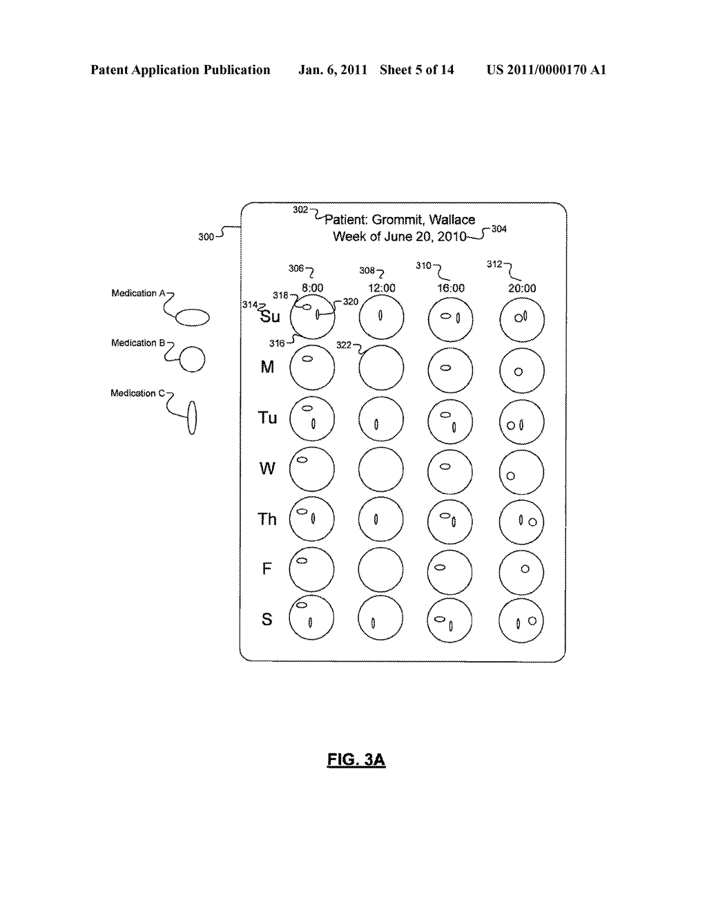 SYSTEM AND METHOD FOR GENERATING A SCHEDULE FOR ADMINISTERING DOSES OF MEDICATION TO A PATIENT - diagram, schematic, and image 06
