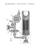 Uncoupled, thermal-compressor, gas-turbine engine diagram and image