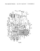 Uncoupled, thermal-compressor, gas-turbine engine diagram and image