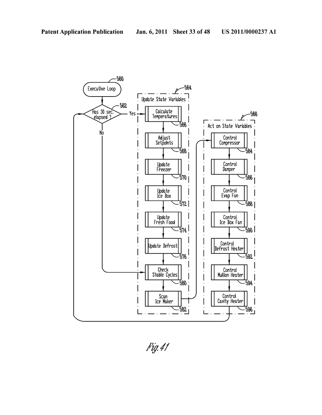 INSULATED ICE COMPARTMENT FOR BOTTOM MOUNT REFRIGERATOR WITH CONTROLLED DAMPER - diagram, schematic, and image 34