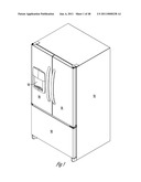 INSULATED ICE COMPARTMENT FOR BOTTOM MOUNT REFRIGERATOR WITH CONTROLLED DAMPER diagram and image