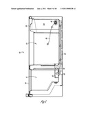 INSULATED ICE COMPARTMENT FOR BOTTOM MOUNT REFRIGERATOR WITH CONTROLLED DAMPER diagram and image