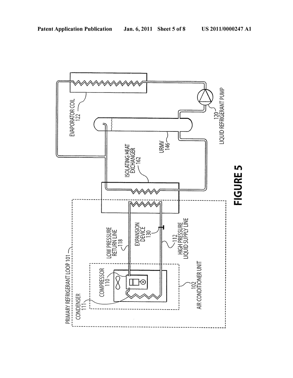 MULTIPLE REFRIGERANT THERMAL ENERGY STORAGE AND COOLING SYSTEM WITH SECONDARY REFRIGERANT ISOLATION - diagram, schematic, and image 06