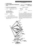 SOLAR COLLECTOR STABILIZED BY CABLES AND A COMPRESSION ELEMENT diagram and image