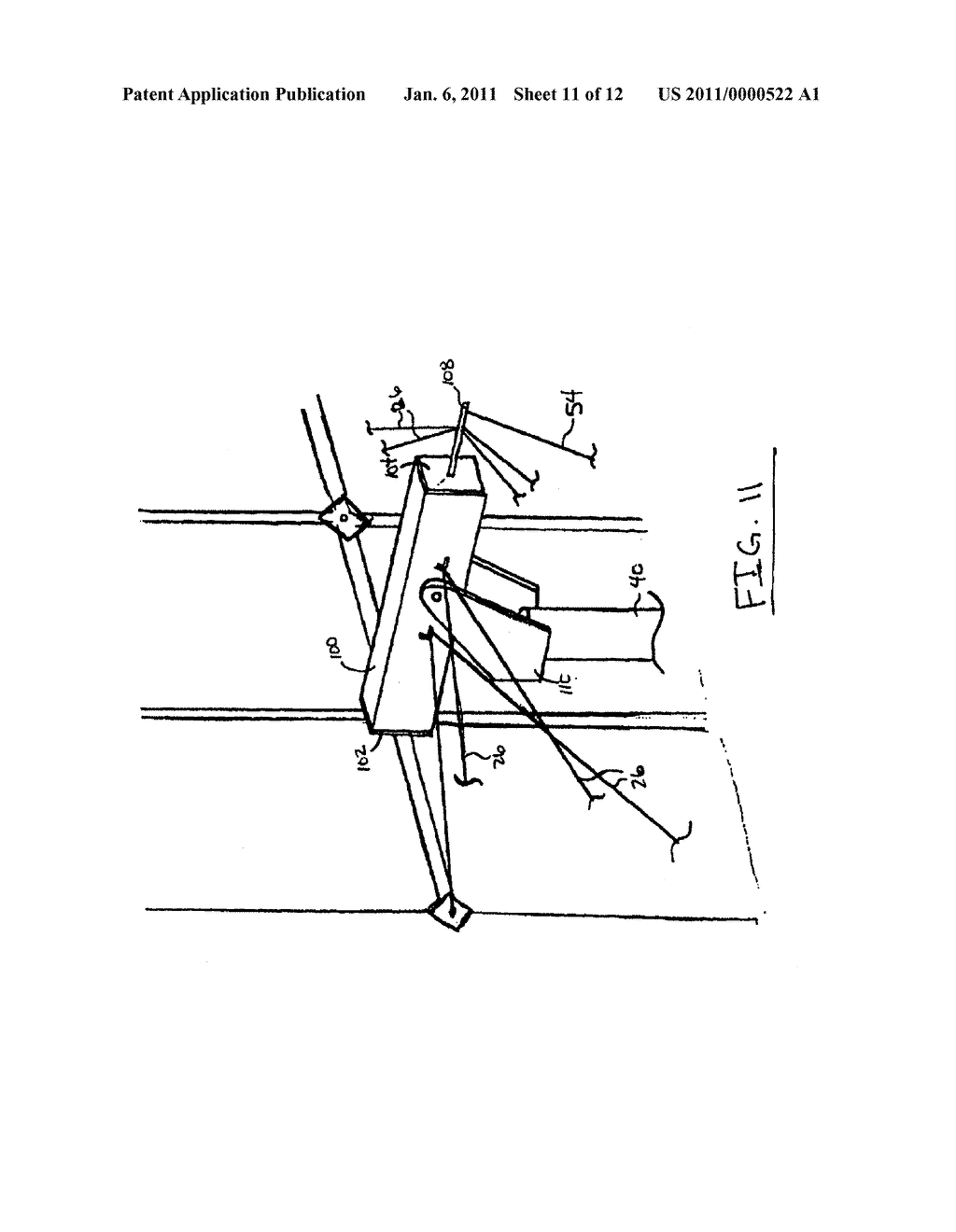 SOLAR COLLECTOR STABILIZED BY CABLES AND A COMPRESSION ELEMENT - diagram, schematic, and image 12