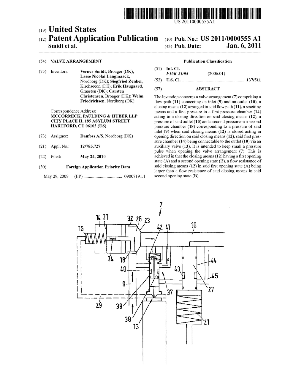 VALVE ARRANGEMENT - diagram, schematic, and image 01