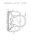 Handbag assembly with interchangeable liner and method diagram and image