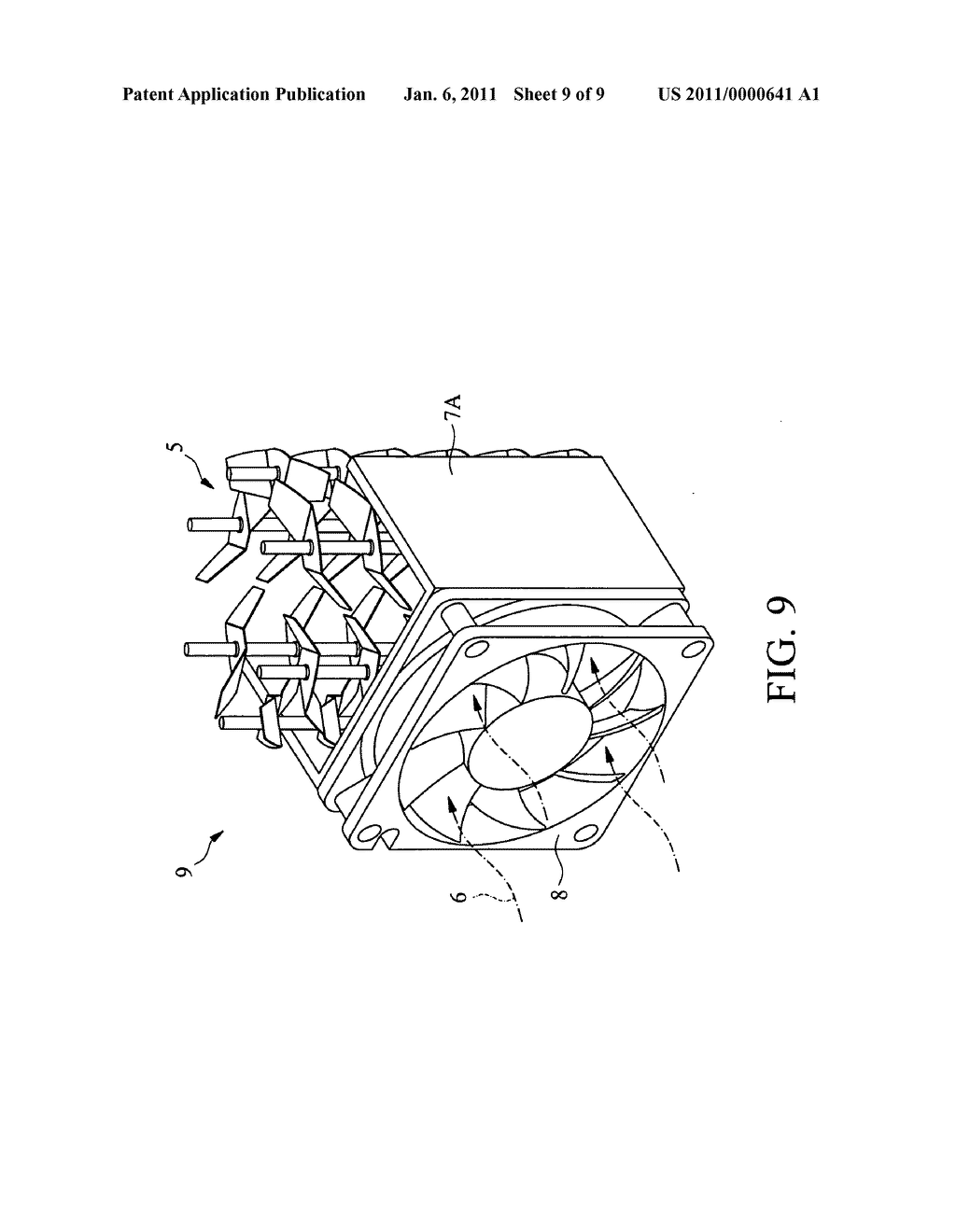 RADIATING FIN STRUCTURE AND HEAT SINK THEREOF - diagram, schematic, and image 10