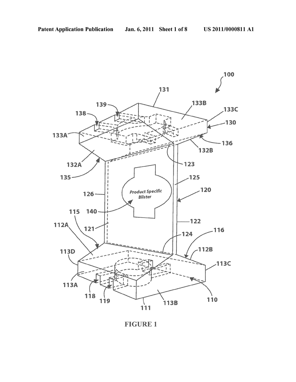 CLAMSHELL PACKAGE FOR HOLDING AND DISPLAYING CONSUMER PRODUCTS - diagram, schematic, and image 02