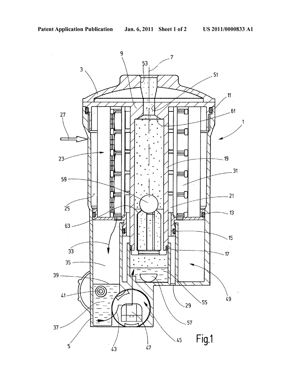 FUEL FILTER SYSTEM, ESPECIALLY FOR DIESEL ENGINES - diagram, schematic, and image 02