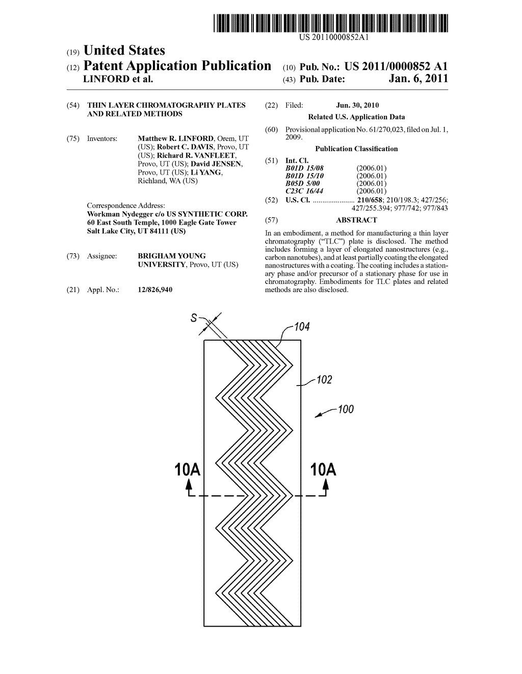 THIN LAYER CHROMATOGRAPHY PLATES AND RELATED METHODS - diagram, schematic, and image 01