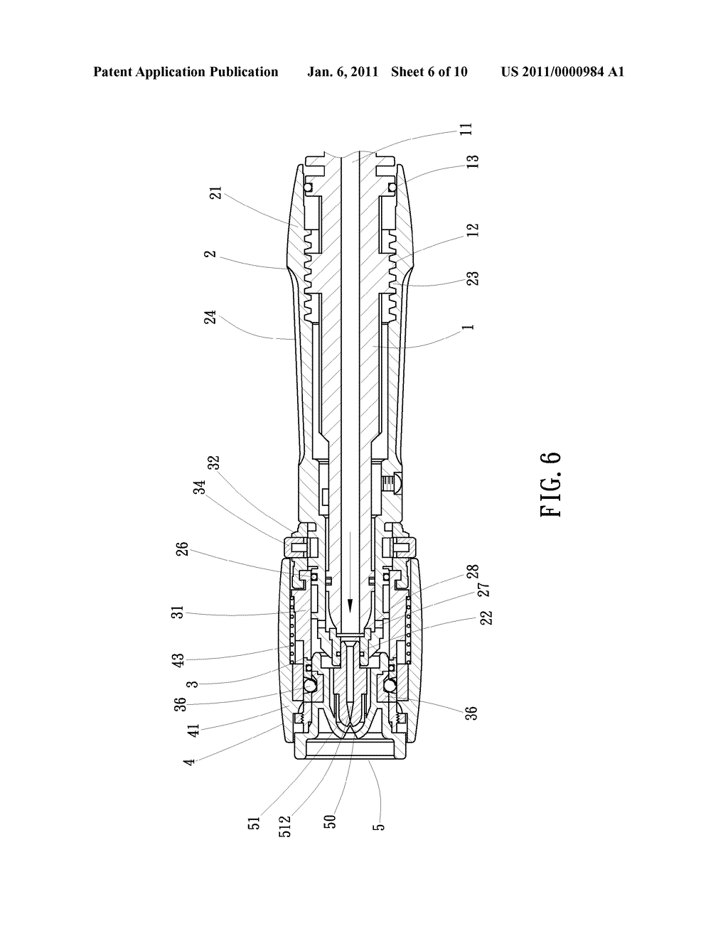 PRESSURE-ADJUSTABLE JET SPRAY NOZZLE FOR CLEANING MACHINE - diagram, schematic, and image 07