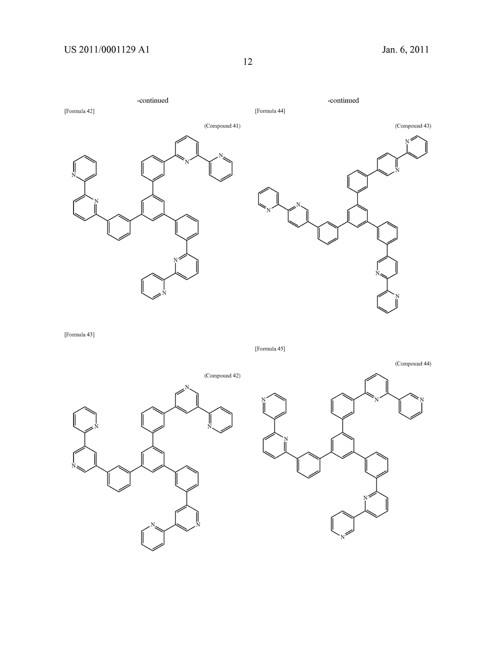 SUBSTITUTED BIPYRIDYL COMPOUND AND ORGANIC ELECTROLUMINESCENT DEVICE - diagram, schematic, and image 18