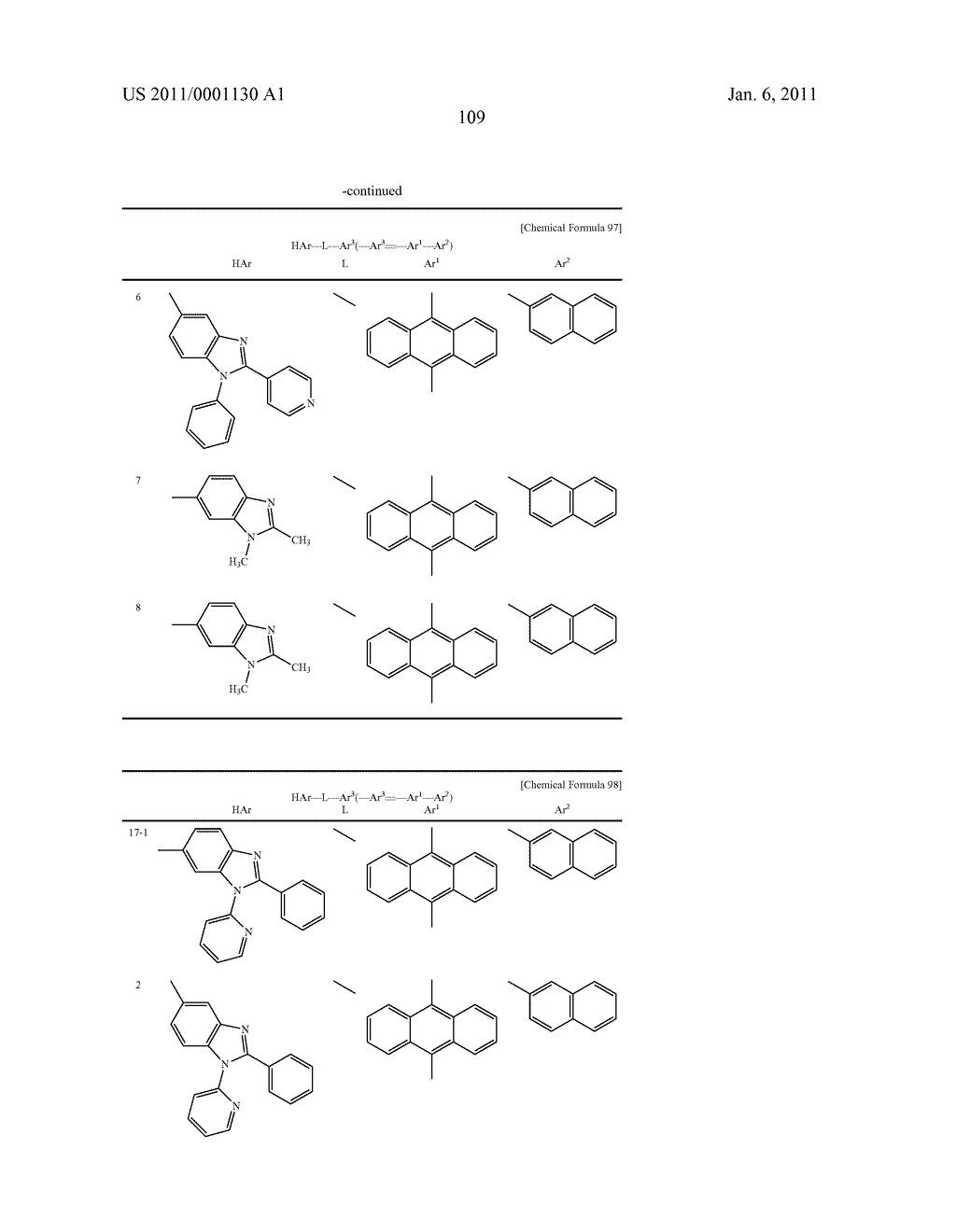 ORGANIC EL ELEMENT AND SOLUTION CONTAINING ORGANIC EL MATERIAL - diagram, schematic, and image 111